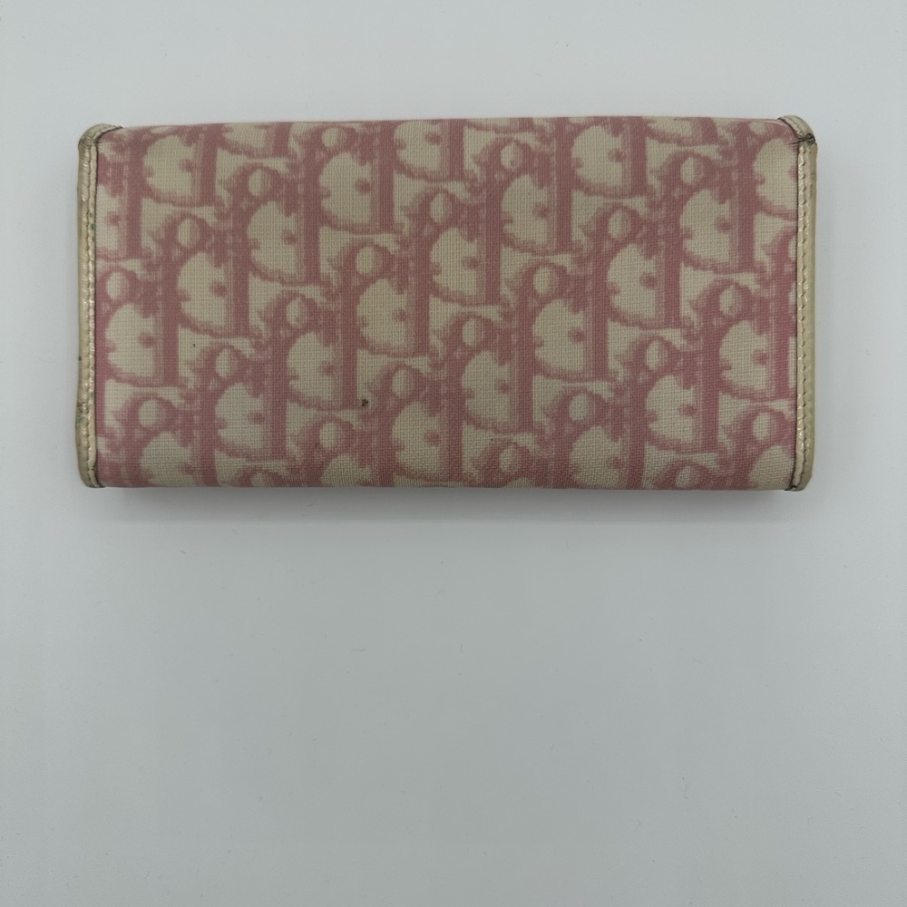 Christian Dior  Trotter Long Logo Pink Vintage Wallet - Picture 6 of 6